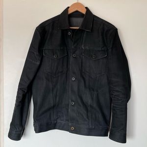 Japan Blue JBJK1016 Slim Black x Black Selvedge Denim Jacket